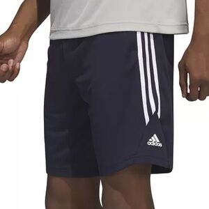 Men's Adidas Adidas Legends 3-Stripes Basketball Shorts - Large Legend Ink/White